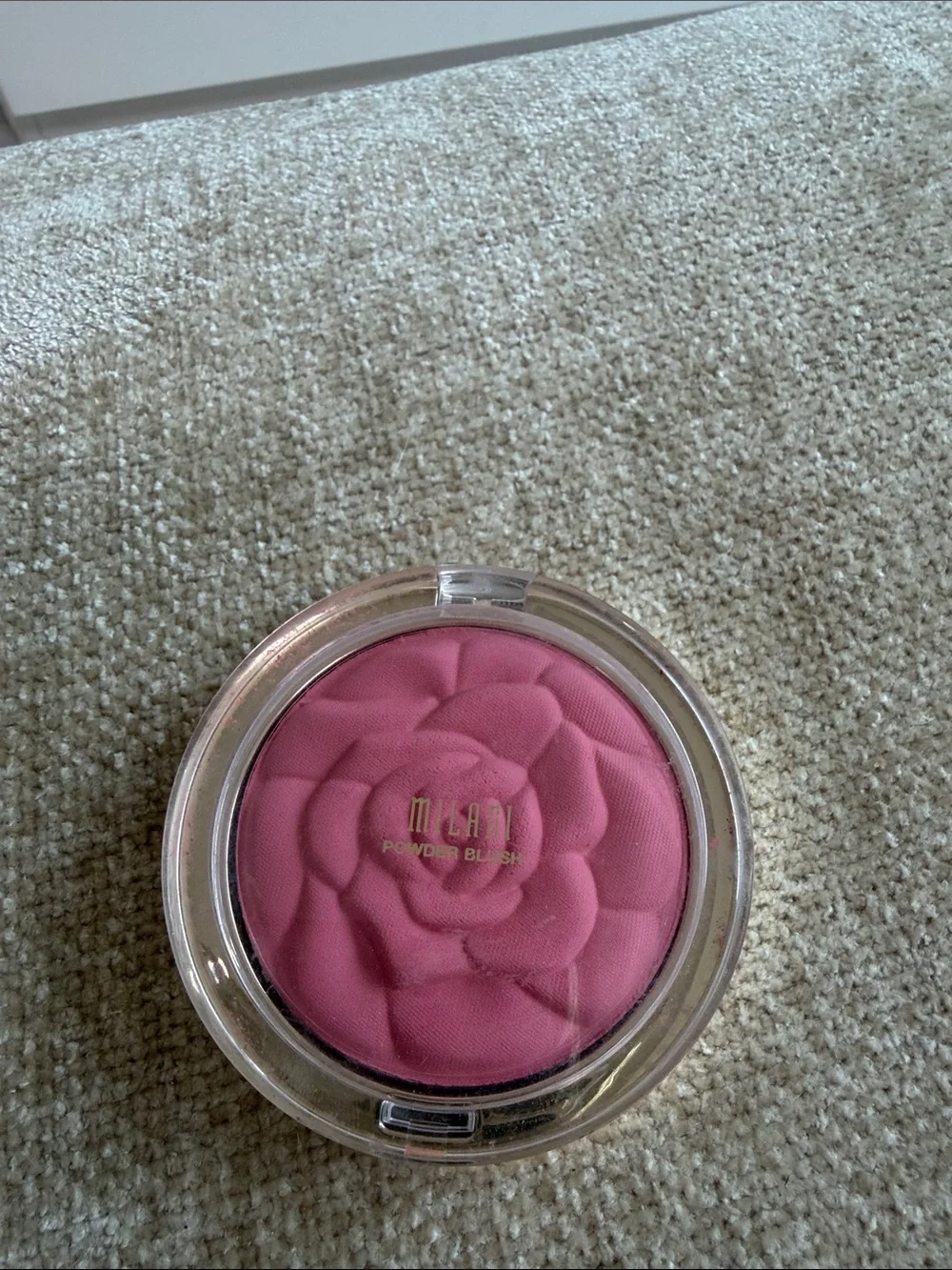 NEW!! Milani Powder Blush - Rose Pink Floral Pressed Blush